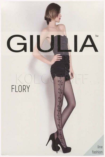 Колготки с узором GIULIA Flory 40 model 4