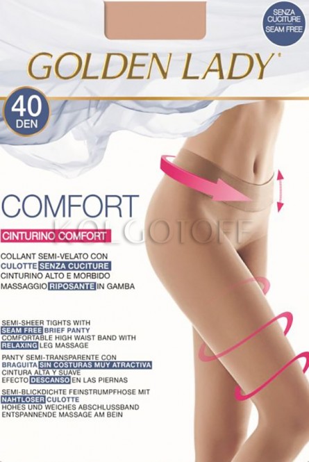 Колготки бесшовные оптом GOLDEN LADY Comfort 40