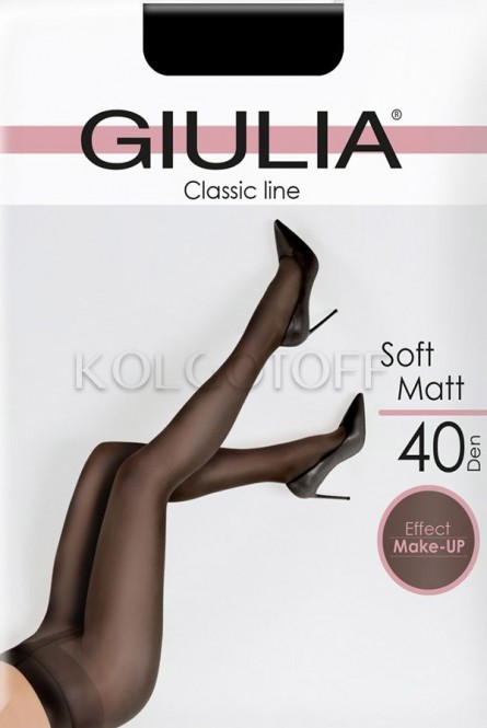 Колготки женские без шортиков оптом GIULIA Soft Matt 40