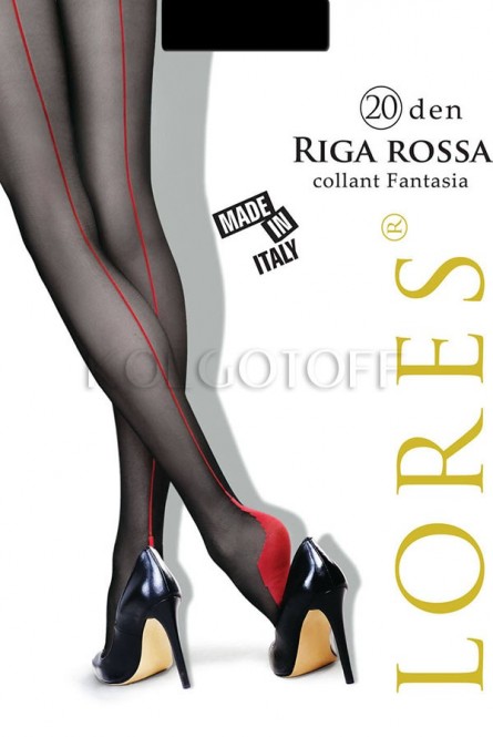 Колготки женские со швом оптом LORES Riga Rossa 20