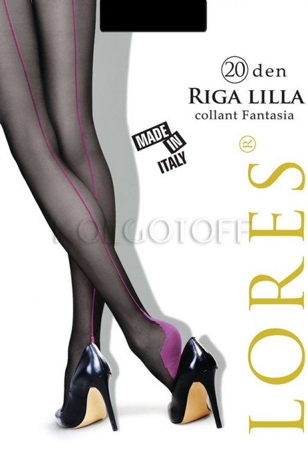 Колготки женские со швом оптом LORES Riga Lilla 20