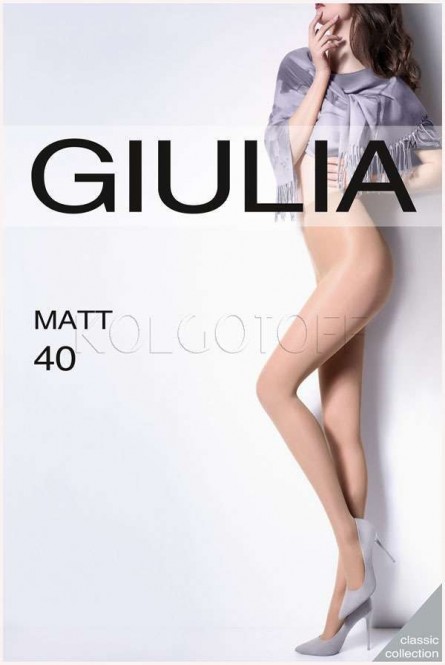 Колготки женские без шортиков оптом GIULIA Matt 40