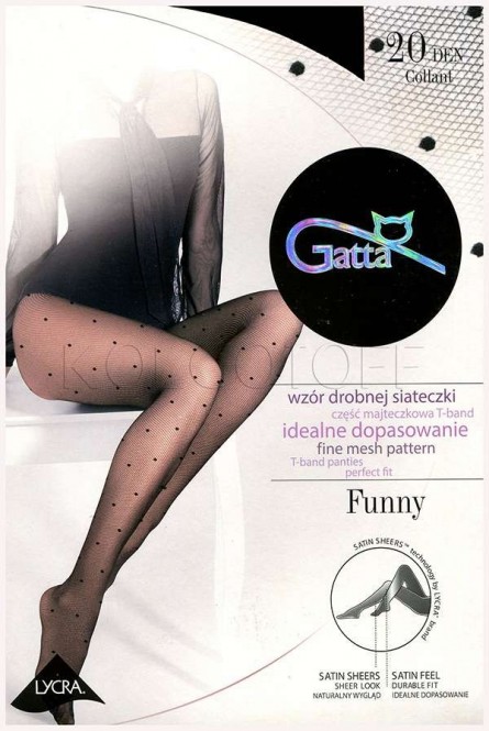 Колготки с узором в точку оптом GATTA Funny 05