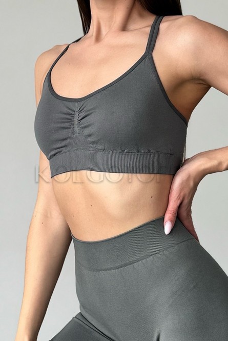 Спортивный женский топ оптом НТФ V-top