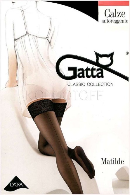 Чулки женские со швом сзади оптом GATTA Matilde 20 autoreggente