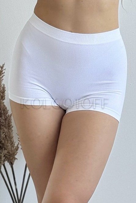 Трусики шортики бесшовные в рубчик оптом GIULIA BOXER briefs RIB