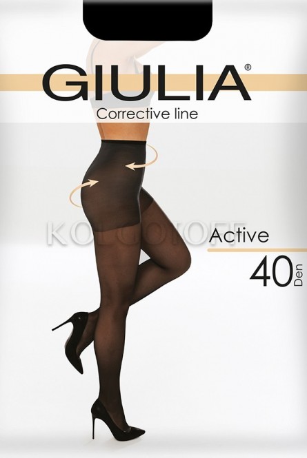 Колготки с корректирующими шортиками оптом GIULIA Active 40