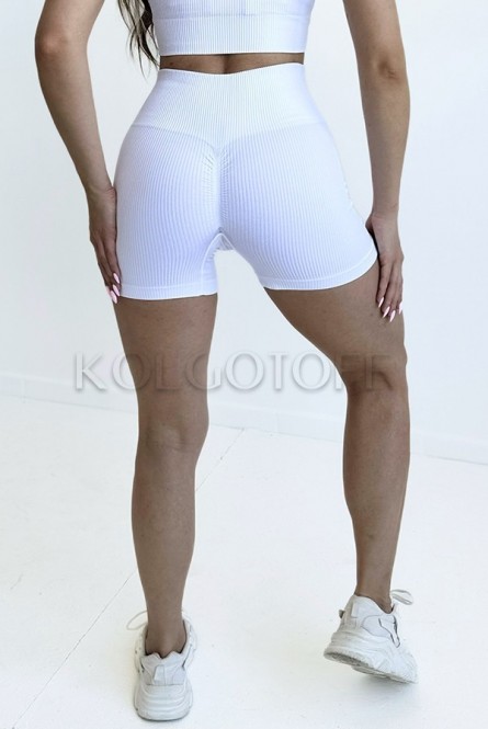 Женские шортики в рубчик оптом НТФ SHORTS RIB SHAPE
