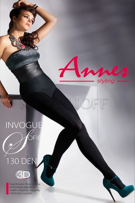 Плотные женские колготки из микрофибры оптом ANNES Sofie 130
