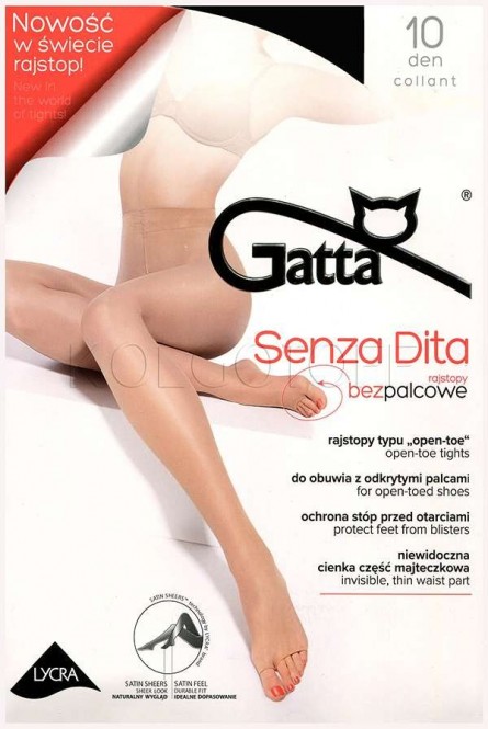 Ультратонкие колготки с открытыми пальцами оптом GATTA Senza Dita 10