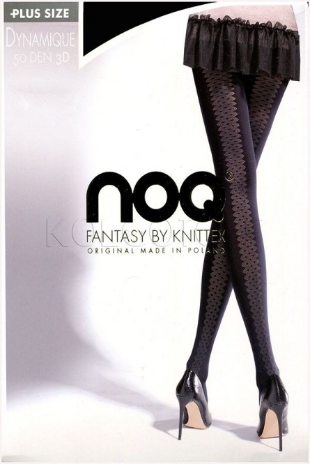 Колготки с узором большого размера оптом KNITTEX Dynamique 50 plus size