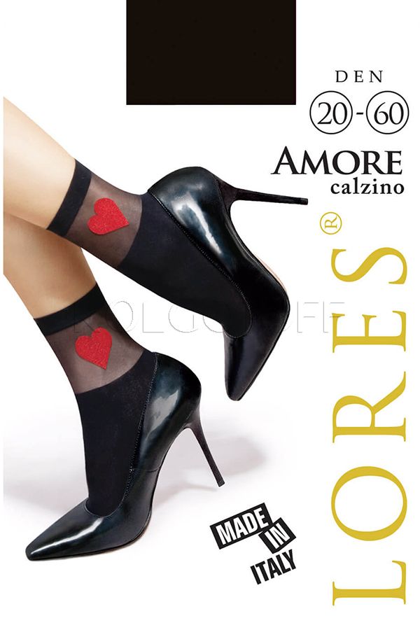 Шкарпетки жіночі з візерунком оптом LORES Amore calzino 20-60