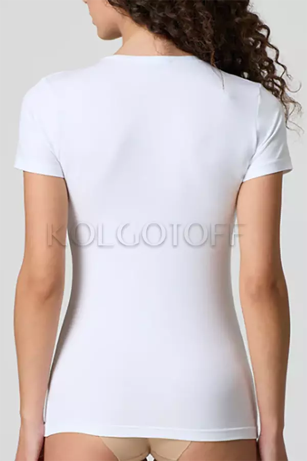 Женская хлопковая футболка оптом JADEA by Intimo Artu 4180 GIROCOLLO