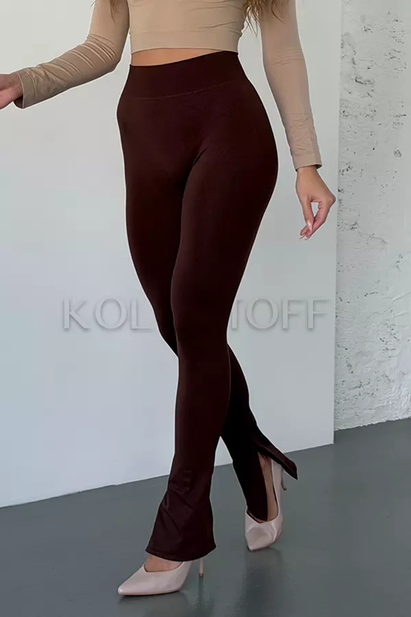 Леггинсы бесшовные с разрезами оптом GIULIA Slits Leggings