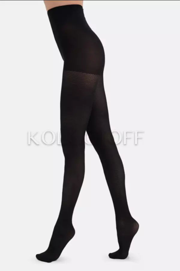 Колготки с узором оптом GIULIA Inlay Waves 60 model 1