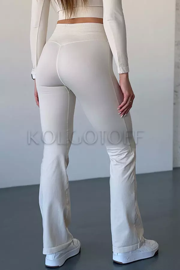 Лосины клёш гладкі оптом KOLGOTOFF Leggings DEFINE FLARED LUXE