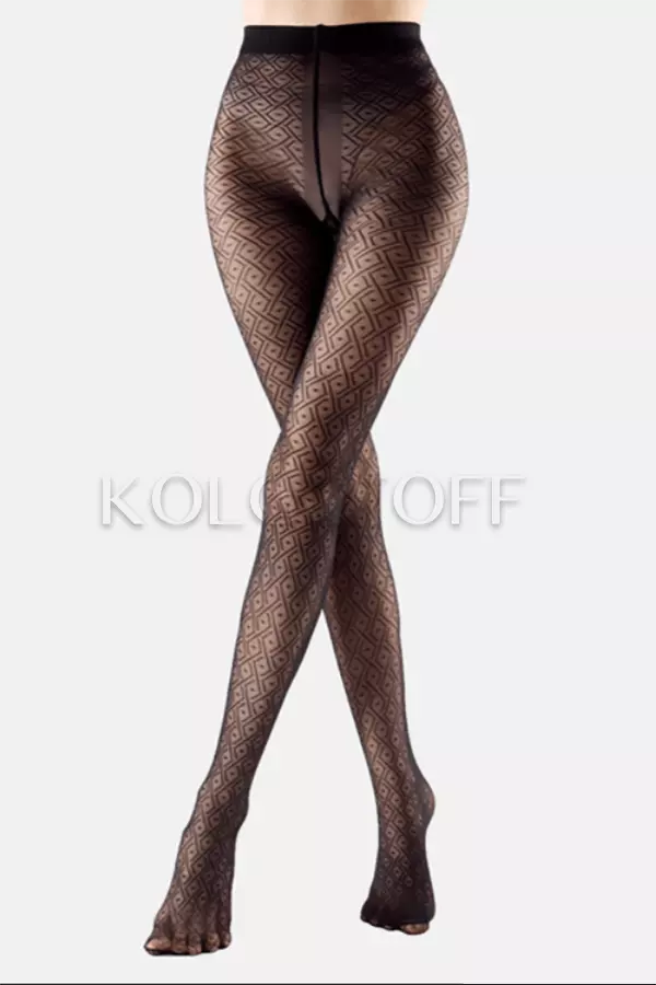 Колготки сетчатые с узором оптом GIULIA Mesh 40 model 6