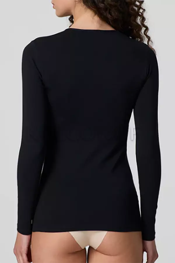 Женская хлопковая кофта с длинным рукавом оптом JADEA Girocollo Art 4055