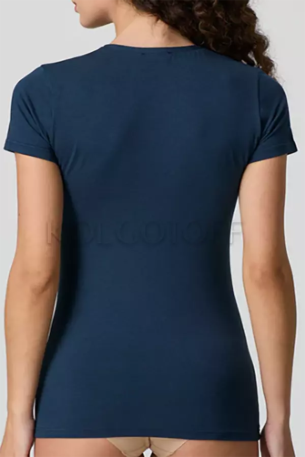 Женская хлопковая футболка оптом JADEA by Intimo Artu 4180 GIROCOLLO