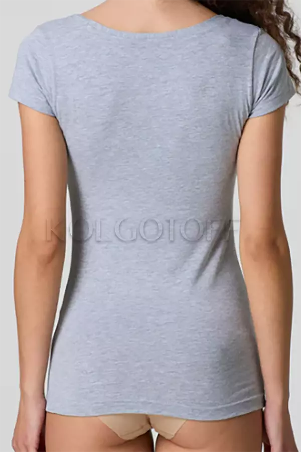 Футболка женская с круглым вырезом оптом JADEA by Intimo Artu 4181