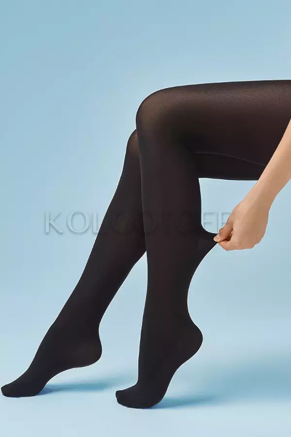 Плотные колготки из микрофибры без шортиков оптом OMSA Velour 70