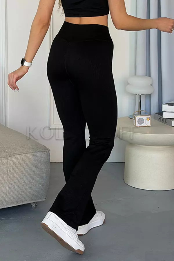 Лосины клёш в рубчик оптом KOLGOTOFF Leggings DEFINE FLARED RIBBED LUXE