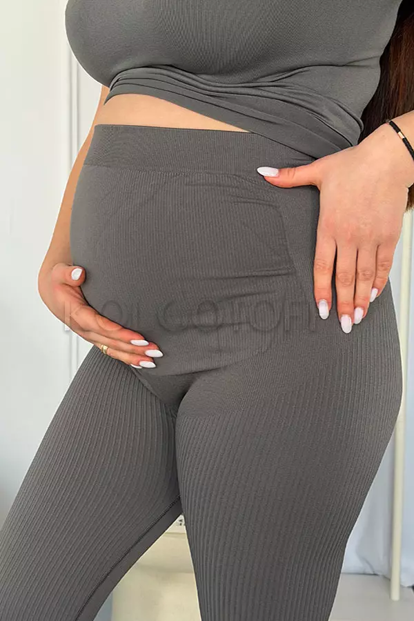 Леггинсы для беременных оптом KOLGOTOFF Leggings Mama RIBBED