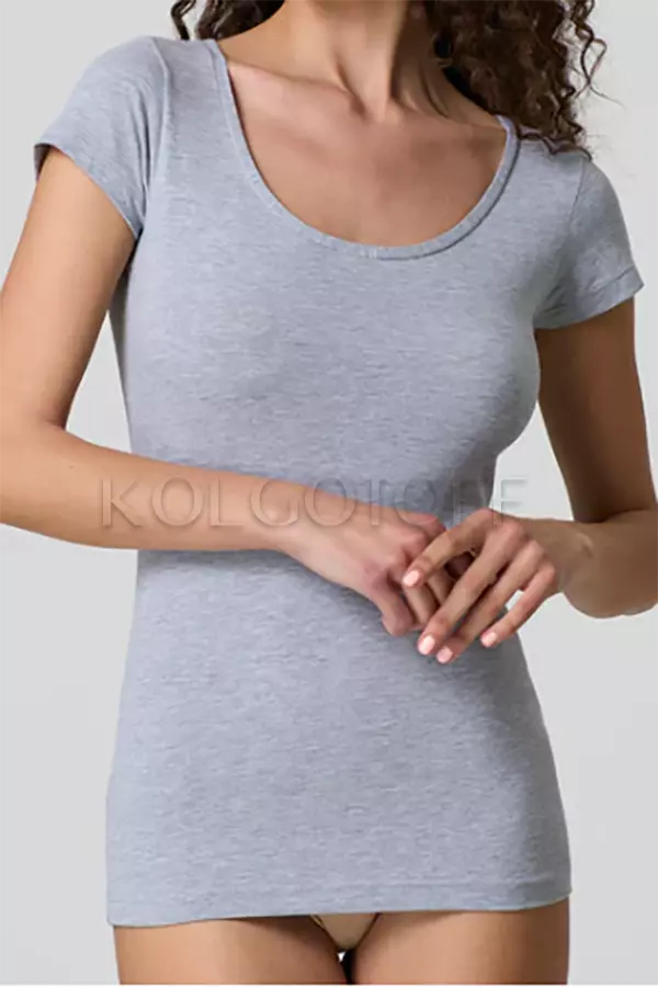 Футболка женская с круглым вырезом оптом JADEA by Intimo Artu 4181