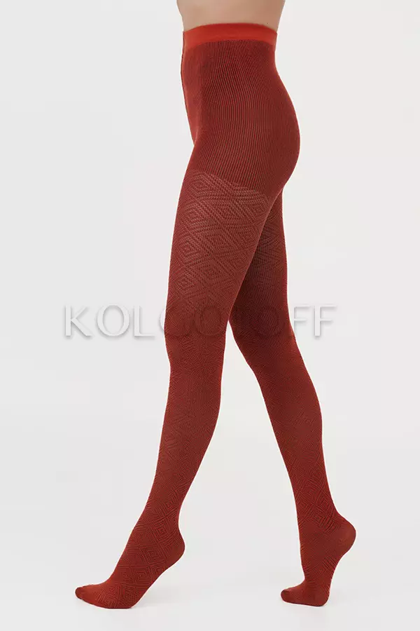 Колготки с узором оптом GIULIA Tracery CUBES 90 model 5