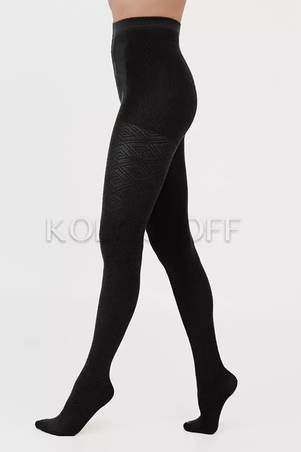 Колготки с узором оптом GIULIA Tracery CUBES 90 model 5