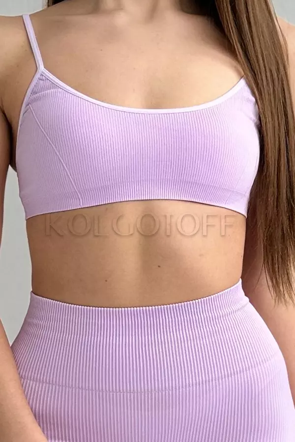 Топ бесшовный в рубчик оптом GIULIA CAMI TOP RIB