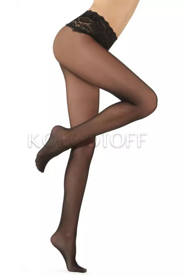 Колготки с силиконовым поясом оптом DOLORES Erotic 20