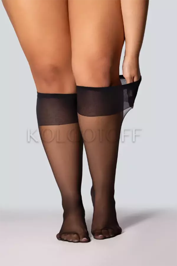 Гольфы женские большого размера оптом MONA CHARLOTTE 20 knee-high socks