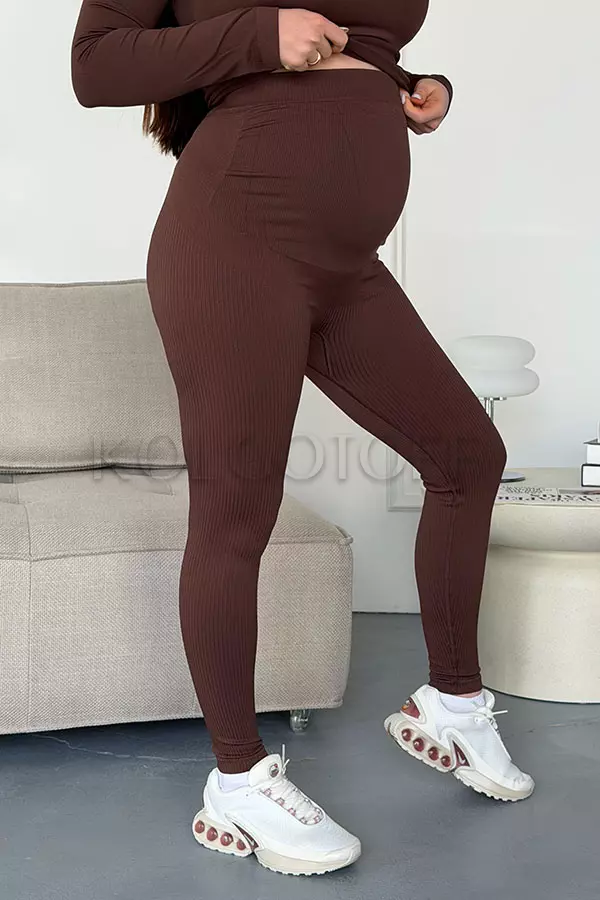 Леггинсы для беременных оптом KOLGOTOFF Leggings Mama RIBBED