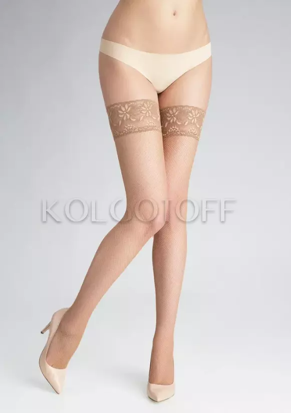 Чулки сетчатые оптом MARILYN Amore kab