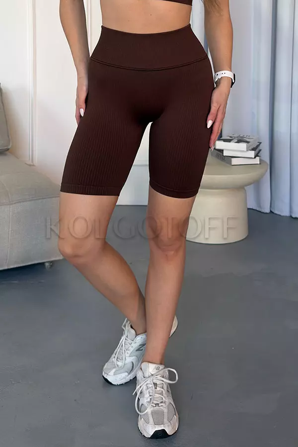 Бесшовные велосипедки в рубчик оптом KOLGOTOFF TRACKS DeFine RIBBED LUXE