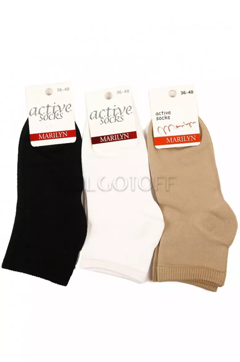 Носки женские с хлопком оптом MARILYN Forte 58B носки