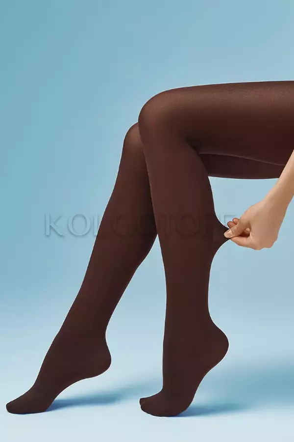 Плотные колготки из микрофибры без шортиков оптом OMSA Velour 70