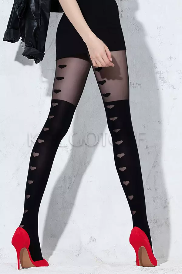 Колготки с имитацией чулок оптом KNITTEX I am In Love 50