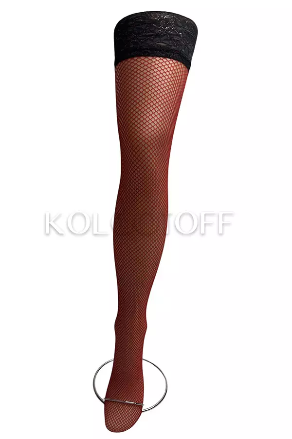 Чулки сетчатые оптом DOLORES Rosa Rete calze erotic line