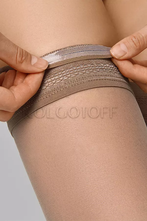 Чулки ультратонкие оптом OMSA Sun Light 8 autoreggente