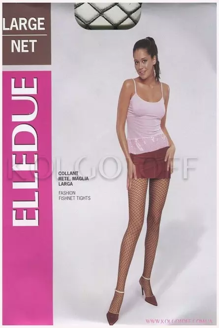 Колготки в крупную сетку оптом ELLEDUE Large Net