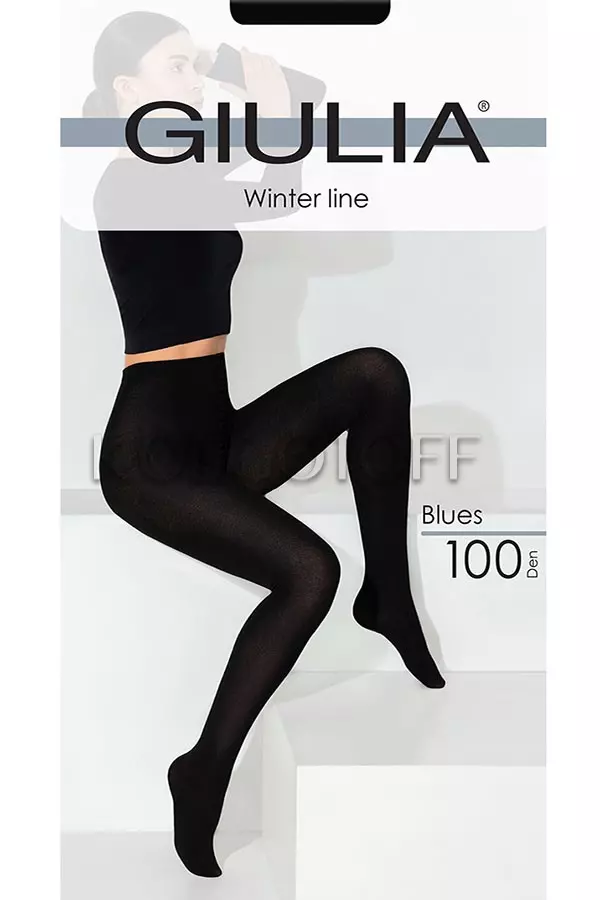 Колготки женские плотные оптом GIULIA Blues 100