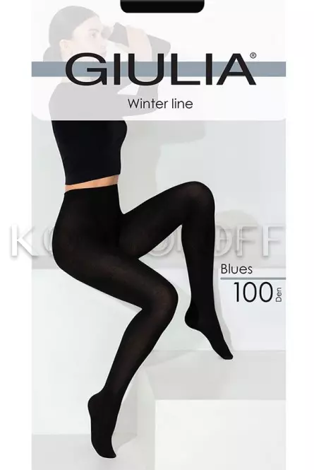 Колготки женские плотные оптом GIULIA Blues 100