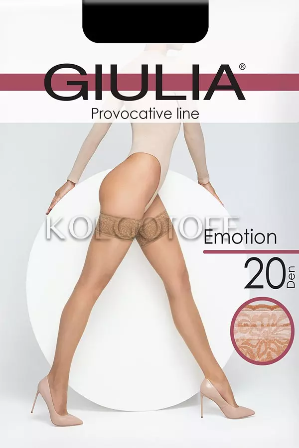 Чулки женские классические GIULIA Emotion 20