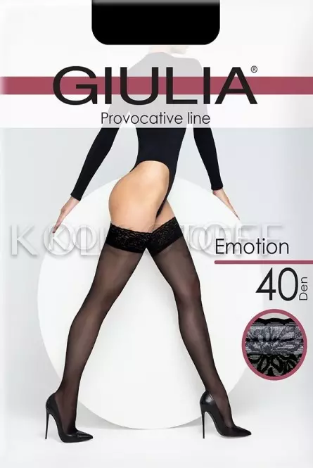 Чулки женские классические GIULIA Emotion 40