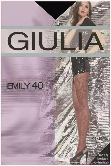 Колготки с узором оптом GIULIA Emily 40 model 13