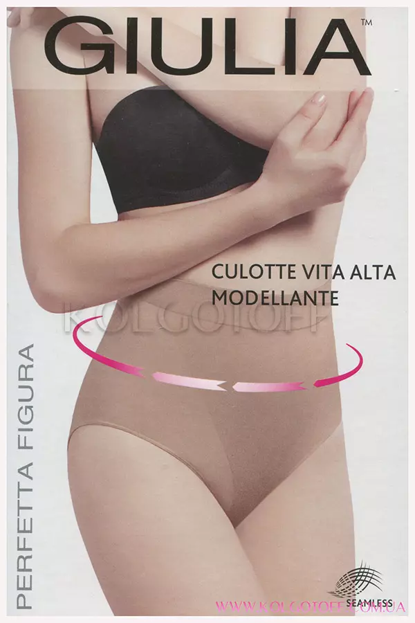 Трусики-кулот моделирующие оптом GIULIA Culotte Vita Alta Modellante