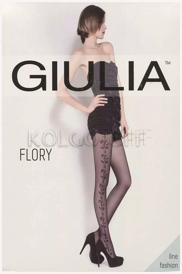 Колготки с узором GIULIA Flory 40 model 4