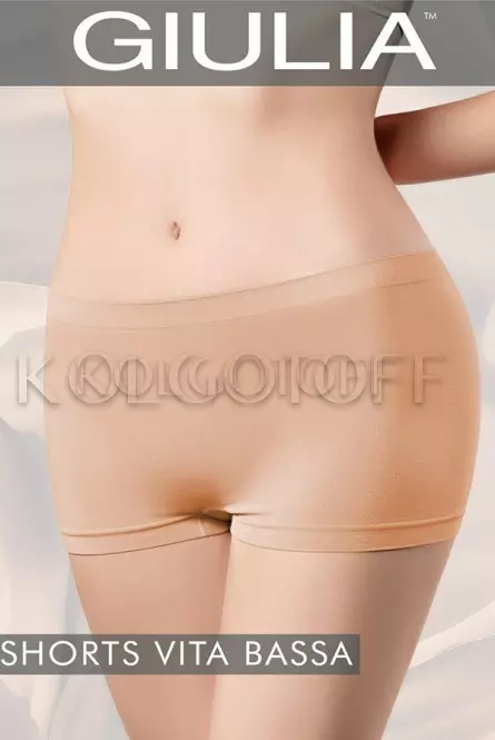Трусики-шорты бесшовные оптом GIULIA Shorts vita bassa